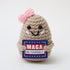 Handmade wool woven potato dolls funny positive energy.