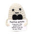 Handmade wool woven potato dolls funny positive energy.