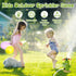 Outdoor water spray cactus rotary sprinkler automatic water spray patio garden water play toys