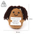 Handmade wool woven potato dolls funny positive energy.