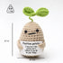 Handmade wool woven potato dolls funny positive energy.