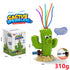 Outdoor water spray cactus rotary sprinkler automatic water spray patio garden water play toys