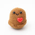 Handmade wool woven potato dolls funny positive energy.