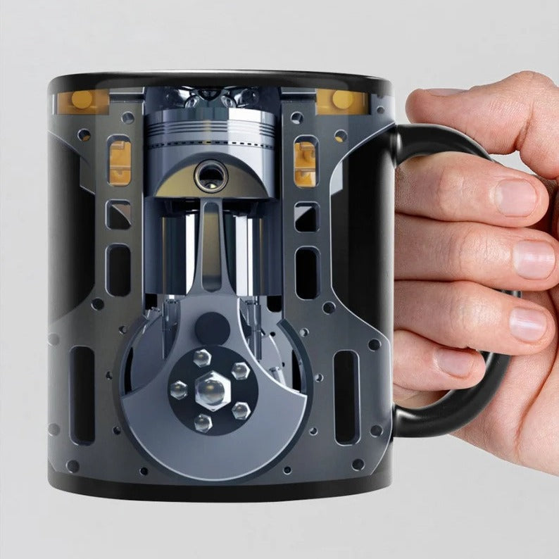 Mechanic Engine, Engine, Engine, Ceramic, Coffee, Mug, Mug, Cup, Car, Motorcycle