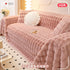 Sofa towel full cover, one-piece winter plush thickened sofa cover, full package sofa cushion, universal cover for all seasons, non-slip