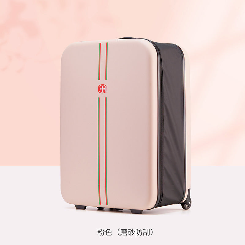 Patented folding trolley suitcase, 20 inches, 24 inch luggage, business trip, light and foldable suitcase