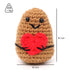 Handmade wool woven potato dolls funny positive energy.